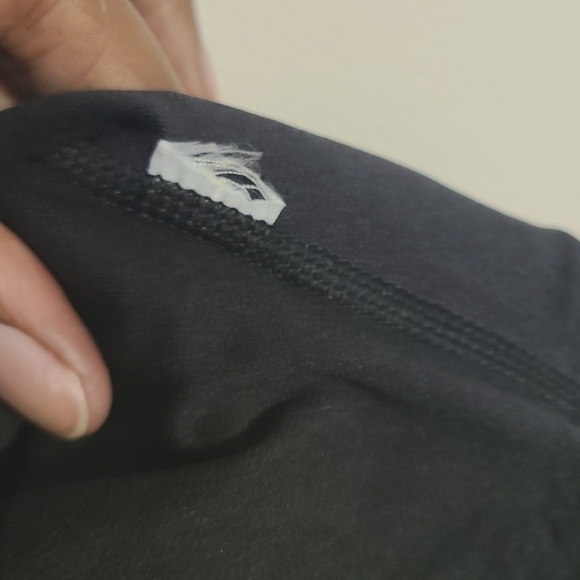 SPANX | Women's Cropped Gray Colorblock Compression Leggings (Size XL) - Picture 7 of 10